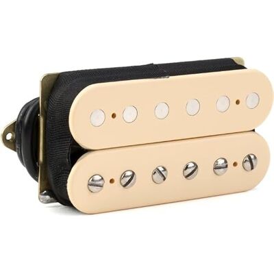 DiMarzio DP500FCR Super PAF Ceramic Humbucker High Output voor elektrische gitaar Vintage Look PAF Bridge Pickup, F-Spaced, crème DiMarzio DP500FCR Super PAF Ceramic Humbucker High Output voor elektrische gitaar Vintage Look PAF Bridge Pickup, F-Spaced, crème