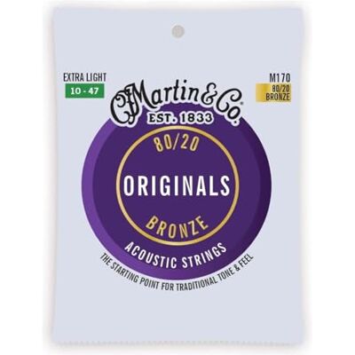 Martin Acoustic Bronzen Extra Light Strings Martin Acoustic Bronzen Extra Light Strings