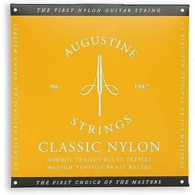 Augustine 650417 Gold Label gitaarsnaren, klassiek, normale spanning Augustine 650417 Gold Label gitaarsnaren, klassiek, normale spanning