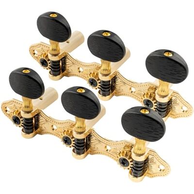 Musiclily Pro 3x3 Baker mechanica voor klassieke gitaar, goudkleurig 0 stuks Musiclily Pro 3x3 Baker mechanica voor klassieke gitaar, goudkleurig 0 stuks