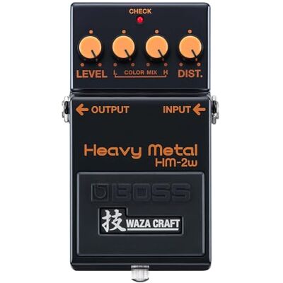 Boss HM-2W Heavy Metal Waza Craft Premium gitaar-efecto pedaal met analógica circuit Legendarische reproductie HM-2 Heavy Metal Boss HM-2W Heavy Metal Waza Craft Premium gitaar-efecto pedaal met analógica circuit Legendarische reproductie HM-2 Heavy Metal