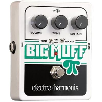 electro-harmonix Electro Harmonix Big Muff Pi met Tone Wicker vervorming voor gitaren electro-harmonix Electro Harmonix Big Muff Pi met Tone Wicker vervorming voor gitaren