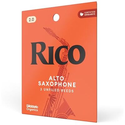 D'Addario Rico Saxofoonrietjes Altsaxofoonrietjes Altsaxofoonrietjes 2 sterkte, 3 stuks D'Addario Rico Saxofoonrietjes Altsaxofoonrietjes Altsaxofoonrietjes 2 sterkte, 3 stuks