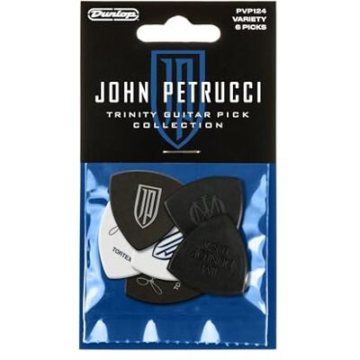 Dunlop John Petrucci Trinity plectrums, 6 stuks Dunlop John Petrucci Trinity plectrums, 6 stuks