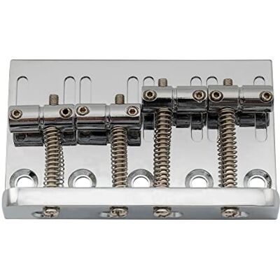 Musiclily Basic 19 mm x 3 snarenafstand, toploading, lage brug, met 4 snaren, voor precisie, bas, PB JB Jazz Bass-stijl, chroom Chevalet Cordes Traversantes, pour Fender Jazz Bass Precision Bass, Musiclily Basic 19 mm x 3 snarenafstand, toploading, lage brug, met 4 snaren, voor precisie, bas, PB JB Jazz Bass-stijl, chroom Chevalet Cordes Traversantes, pour Fender Jazz Bass Precision Bass,