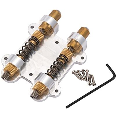 Musiclily Pro dubbele stabilisator Vibrato Tremolo stopper stabilisator van messing voor floyd rose en andere tremolo-bruggen, drijvend, elektrische gitaar Musiclily Pro dubbele stabilisator Vibrato Tremolo stopper stabilisator van messing voor floyd rose en andere tremolo-bruggen, drijvend, elektrische gitaar