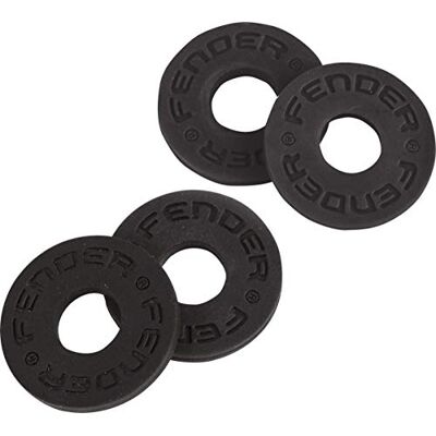 Fender STRAP BLOCKS 990819006 riemveiligheidssysteem, 4 stuks, zwart Fender STRAP BLOCKS 990819006 riemveiligheidssysteem, 4 stuks, zwart