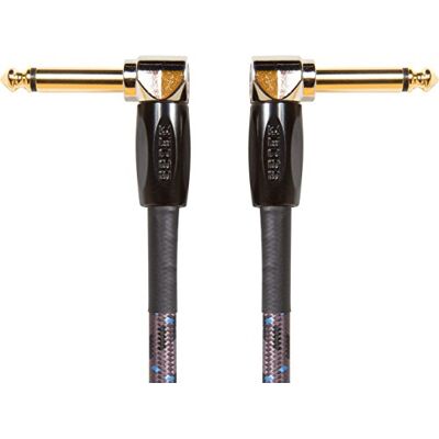 Boss Bic-1Aa Patchkabel voor pedaal, gitaar, bas en instrument, 1/4 inch haakse connectoren, lengte 30 cm, goudkleurig Boss Bic-1Aa Patchkabel voor pedaal, gitaar, bas en instrument, 1/4 inch haakse connectoren, lengte 30 cm, goudkleurig