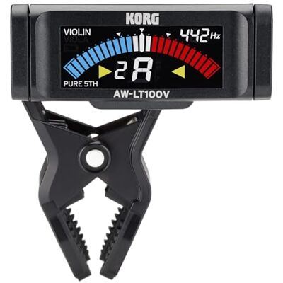 Korg AW-LT100 V Chromatische klemstemapparaat Zwart Korg AW-LT100 V Chromatische klemstemapparaat Zwart