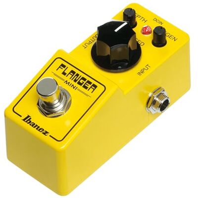 Ibanez FLMINI Flanger gitaarpedaal True Bypass geel Ibanez FLMINI Flanger gitaarpedaal True Bypass geel