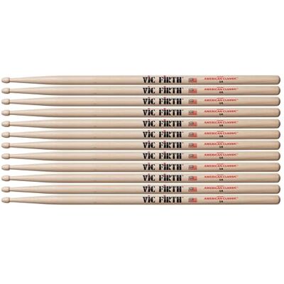 Vic Firth American Classic 5A eetstokjes 6 paar Vic Firth American Classic 5A eetstokjes 6 paar