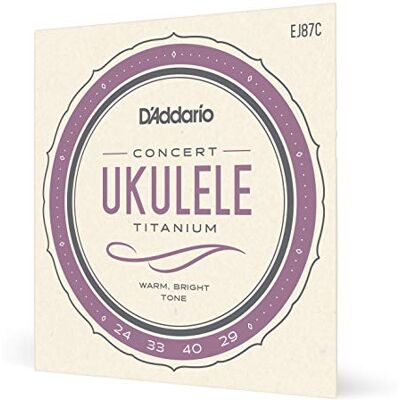 D'Addario EJ87C Titanium Concert Ukelele Snaren D'Addario EJ87C Titanium Concert Ukelele Snaren