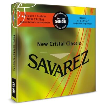 Savarez New Cristal Classic 540CRJ Mixed Tension snaren voor klassieke gitaar Savarez New Cristal Classic 540CRJ Mixed Tension snaren voor klassieke gitaar
