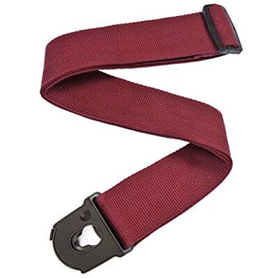 Waves PWSPL201 Planet Lock gitaarband van polypropyleen, rood Waves PWSPL201 Planet Lock gitaarband van polypropyleen, rood