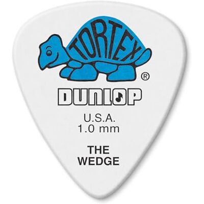 Dunlop Tortex Wedge 1,00 mm, 12 stuks Dunlop Tortex Wedge 1,00 mm, 12 stuks