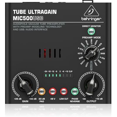 Behringer mic500usb buizen Behringer mic500usb buizen