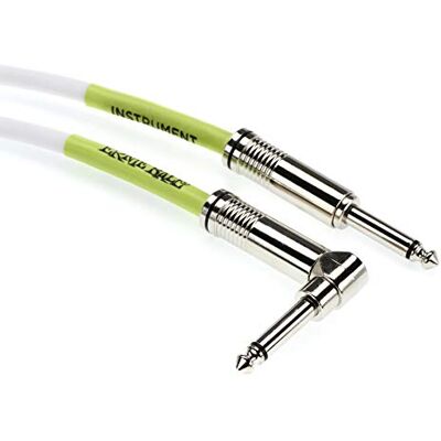 Ernie Ball , Instrumentenkabel, recht/gebogen, 6,09 m, wit Ernie Ball , Instrumentenkabel, recht/gebogen, 6,09 m, wit