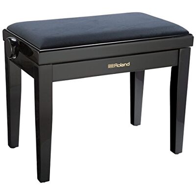 Roland Rpb-220BK Pianobank met fluwelen zitting, gesatineerd zwart, 64,6 x 37,8 x 17 cm Roland Rpb-220BK Pianobank met fluwelen zitting, gesatineerd zwart, 64,6 x 37,8 x 17 cm