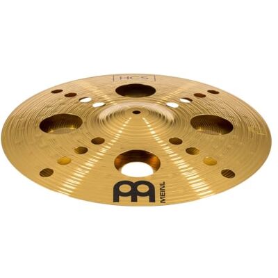 Meinl Percussion Meinl HCS 16 inch (40,64 cm) trash crash bekken met gaten voor drums traditionele messing afwerking, Made in Germany (HCS16TRC) Meinl Percussion Meinl HCS 16 inch (40,64 cm) trash crash bekken met gaten voor drums traditionele messing afwerking, Made in Germany (HCS16TRC)