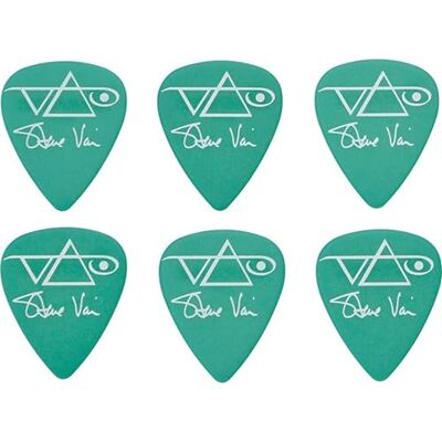 Ibanez B1000SV-GR Steve Vai Signature plectrums, 1,0 mm, groen, 6 stuks Ibanez B1000SV-GR Steve Vai Signature plectrums, 1,0 mm, groen, 6 stuks