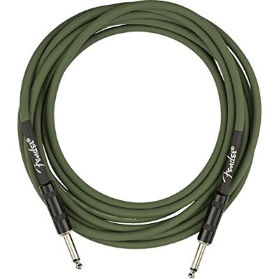 Fender ® Strummer Pro Signature-instrumentenkabel Joe Strummer, 4 m, groen Fender ® Strummer Pro Signature-instrumentenkabel Joe Strummer, 4 m, groen