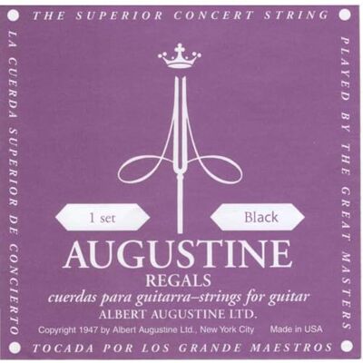 Augustine Snaren voor klassieke gitaar Regal Label Game Black Light Augustine Snaren voor klassieke gitaar Regal Label Game Black Light