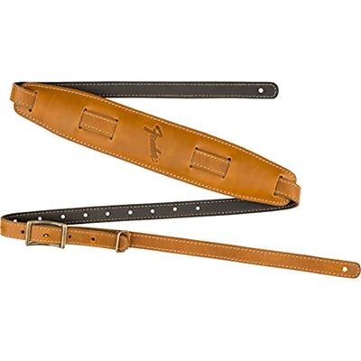 Fender ® » MUSTANG® Vintage Sadle Strap« gitaarriem van leer Kleur:, C Fender ® » MUSTANG® Vintage Sadle Strap« gitaarriem van leer Kleur:, C