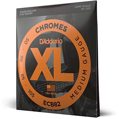 D'Addario E basgitaarsnaren, E-bassnaren, snaren voor basgitaar, E-bas, basgitaarsnaren, ECB82 Bass XL snaren, 0,12 cm 0,27 cm D'Addario E basgitaarsnaren, E-bassnaren, snaren voor basgitaar, E-bas, basgitaarsnaren, ECB82 Bass XL snaren, 0,12 cm 0,27 cm