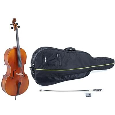 GEWA Cello, cello garnituur Maestro serie 1 VC3-1/4 speelklaar incl. hoes, carbon boog en Larsen Aurora snaren GEWA Cello, cello garnituur Maestro serie 1 VC3-1/4 speelklaar incl. hoes, carbon boog en Larsen Aurora snaren