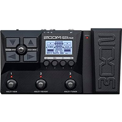 Zoom G2X FOUR Compact multi-effect expressiepedaal voor gitaar, versterkermodellering, boetiekpedaaleffectmodellering, IR-technologie voor podium en studio Zoom G2X FOUR Compact multi-effect expressiepedaal voor gitaar, versterkermodellering, boetiekpedaaleffectmodellering, IR-technologie voor podium en studio