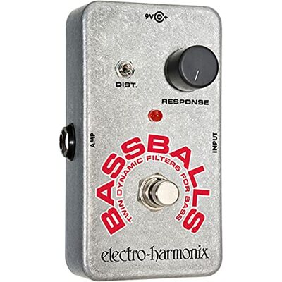 electro-harmonix Electro Harmonix Nano Bass Balls pedaal voor elektrische bas, zilver electro-harmonix Electro Harmonix Nano Bass Balls pedaal voor elektrische bas, zilver
