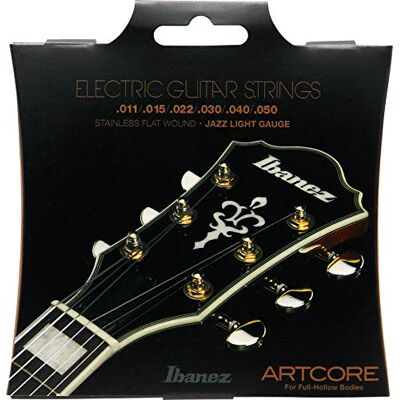 Ibanez IFAS6SL snaren voor elektrische gitaar, 6 snaren voor Full Hollow Bodies/Jazz Light Ibanez IFAS6SL snaren voor elektrische gitaar, 6 snaren voor Full Hollow Bodies/Jazz Light