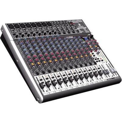 Behringer X2222Usb 22-Input 2/2-Bus High-End Mixer met Xenyx Mic Voorversterkers en Compressoren, Britse Eq, 24-Bit Multi-Effecten Processor en Usb/Audio Interface. Behringer X2222Usb 22-Input 2/2-Bus High-End Mixer met Xenyx Mic Voorversterkers en Compressoren, Britse Eq, 24-Bit Multi-Effecten Processor en Usb/Audio Interface.