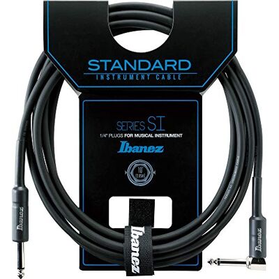 Ibanez SI10L Gitaarkabel met rechte en schuine jacks, 3,05 m Ibanez SI10L Gitaarkabel met rechte en schuine jacks, 3,05 m