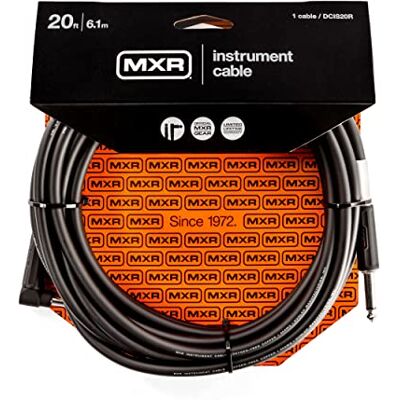 MXR Jack/jack-kabel, gebogen, 6 m MXR Jack/jack-kabel, gebogen, 6 m