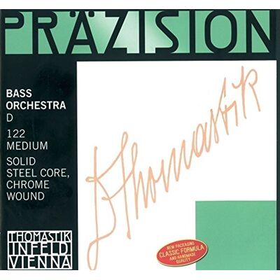 Thomastik-Infeld Thomastik Enkele snaar voor 4/4 precisiecontourbass, massieve verchroomde stalen kern, middelgrote orkester-sfeer Thomastik-Infeld Thomastik Enkele snaar voor 4/4 precisiecontourbass, massieve verchroomde stalen kern, middelgrote orkester-sfeer