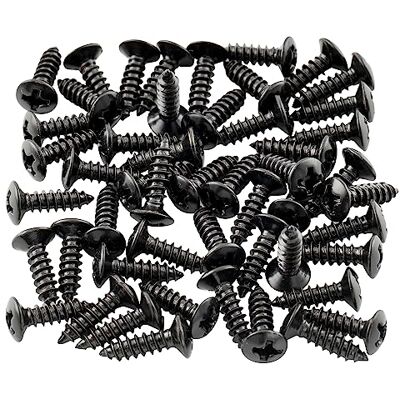 Musiclily Basic 3 x 12 mm schroeven met verzonken kop voor elektrische gitaar en bas, zwart (50 stuks) Voor Fender Strat Tele bas elektrische gitaar Musiclily Basic 3 x 12 mm schroeven met verzonken kop voor elektrische gitaar en bas, zwart (50 stuks) Voor Fender Strat Tele bas elektrische gitaar