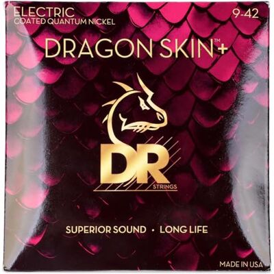 DR Strings DR DEQ-9 DRAGON SKIN+™ snaren voor elektrische gitaar 09-42 snaren voor elektrische gitaar DR Strings DR DEQ-9 DRAGON SKIN+™ snaren voor elektrische gitaar 09-42 snaren voor elektrische gitaar
