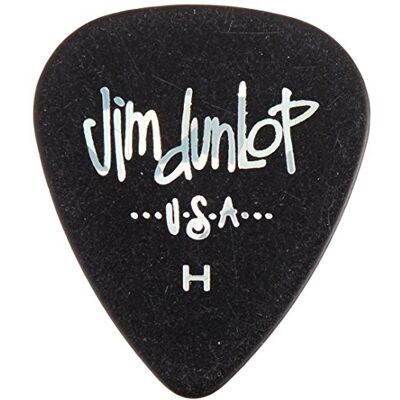 Dunlop 483P03HV klassieke gitaar plectrum, zwart, 12 stuks Dunlop 483P03HV klassieke gitaar plectrum, zwart, 12 stuks