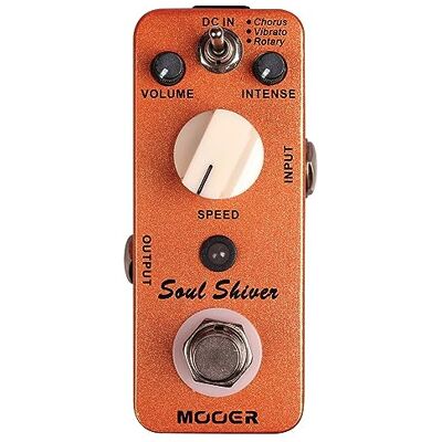 MOOER Soul Shiver Univibe pedaal 3 modi: chorus vibrato rotary MOOER Soul Shiver Univibe pedaal 3 modi: chorus vibrato rotary