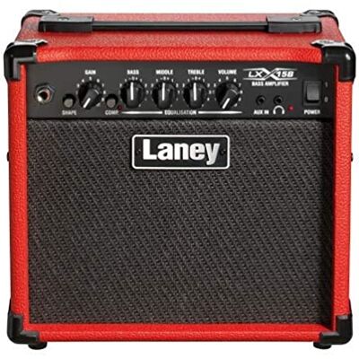 LANEY LX15B LX Series – basgitaar versterker – 15 watt – rood LANEY LX15B LX Series – basgitaar versterker – 15 watt – rood