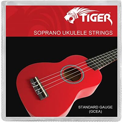 Tiger UAC14 snaren voor sopraanukelele, standaard kaliber Tiger UAC14 snaren voor sopraanukelele, standaard kaliber