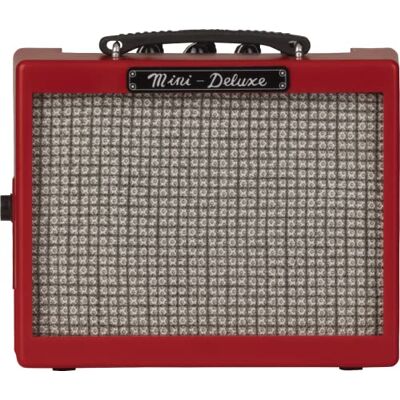 Fender Luxe mini-versterker, geschikt voor elektrische gitaar en bas rood, compleet Fender Luxe mini-versterker, geschikt voor elektrische gitaar en bas rood, compleet