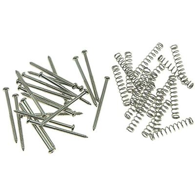 KAISH 20 stuks montageschroeven voor gitaar bas pickup veren geschikt voor precisie P Bass Jazz J Bass of pickups P90 nikkel KAISH 20 stuks montageschroeven voor gitaar bas pickup veren geschikt voor precisie P Bass Jazz J Bass of pickups P90 nikkel