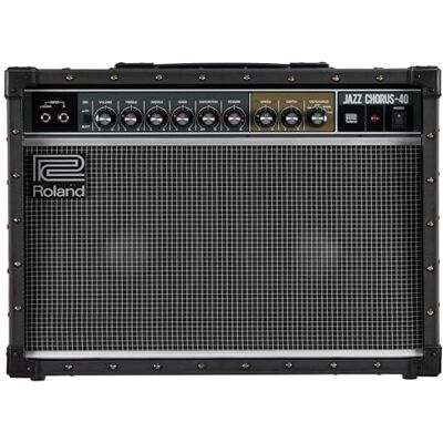 Boss Roland JC-40 Jazz Chorus Compacte gitaarversterker Het beroemde heldere JC-geluid Dimensional Space Chorus Signature Effect Krachtige 40 watt stereoversterker Dubbele 10 inch luidspreker Boss Roland JC-40 Jazz Chorus Compacte gitaarversterker Het beroemde heldere JC-geluid Dimensional Space Chorus Signature Effect Krachtige 40 watt stereoversterker Dubbele 10 inch luidspreker