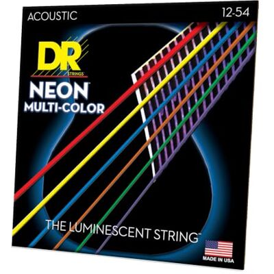 DR Strings DR String MCA-12 Multi-Color snaren voor akoestische gitaren DR Strings DR String MCA-12 Multi-Color snaren voor akoestische gitaren