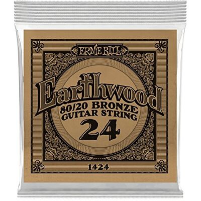 Ernie Ball Akoestische snaar Earthwood Brons 024 Ernie Ball Akoestische snaar Earthwood Brons 024