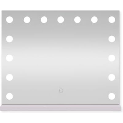 SensaHome Vanity Mirror Pro Hollywood make-up spiegel met 12 dimbare led-lampen, 3 lichtstanden, 46 x 58 cm wit SensaHome Vanity Mirror Pro Hollywood make-up spiegel met 12 dimbare led-lampen, 3 lichtstanden, 46 x 58 cm wit
