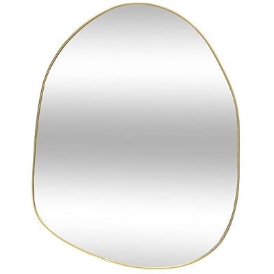 ATMOSPHERA CREATEUR D'INTERIEUR Atmosphera Romeinse decoratieve wandspiegel, goud, 39 x 30 cm, onregelmatige vorm, eigentijdse stijl, voor entree, woonkamer, slaapkamer ATMOSPHERA CREATEUR D'INTERIEUR Atmosphera Romeinse decoratieve wandspiegel, goud, 39 x 30 cm, onregelmatige vorm, eigentijdse stijl, voor entree, woonkamer, slaapkamer
