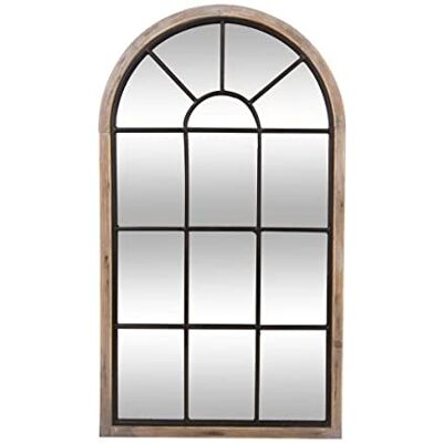 ATMOSPHERA CREATEUR D'INTERIEUR Atmosphera Spiegel Zoe metaal en hout 60x107 cm ATMOSPHERA CREATEUR D'INTERIEUR Atmosphera Spiegel Zoe metaal en hout 60x107 cm
